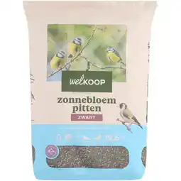 Welkoop Welkoop - Zwarte Zonnebloempitten - Tuinvogelvoer - 12,5kg aanbieding