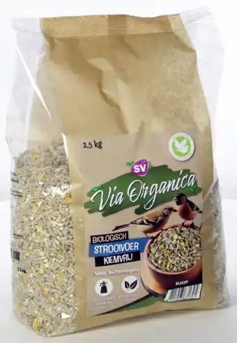 Welkoop Via Organica - Biologisch Strooivoer - Tuinvogelvoer - 2,5kg aanbieding