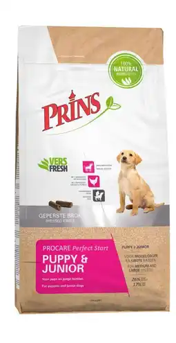 Welkoop Prins ProCare Puppy & Junior Perfect Start - Hondenvoer - Gevogelte - 3kg aanbieding