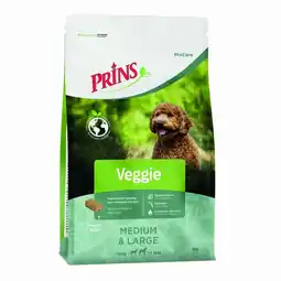 Welkoop Prins Procare Veggie Medium - Large Geperste brok - Hondenvoer - Mais - Rijst - 3kg aanbieding
