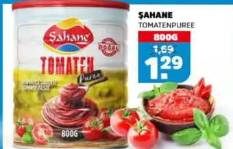 Sahan Supermarkten Şahane Tomatenpuree aanbieding