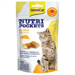 Pets Place Gimcat Nutri Pockets - Kattensnack - Kaas Taurine 60 g aanbieding