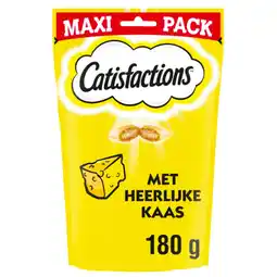 Pets Place Catisfactions Kattensnoepjes - Maxi Pack - Kattensnack - Kaas 180 g aanbieding