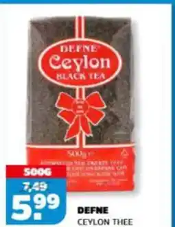 Sahan Supermarkten Defne Ceylon Thee aanbieding