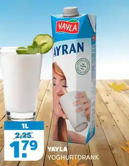Sahan Supermarkten Yayla Yoghurtdrank aanbieding