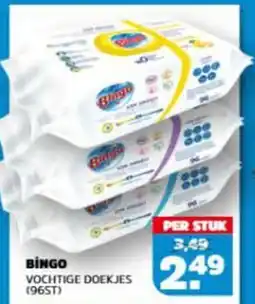 Sahan Supermarkten Bingo Vochtige Doekjes aanbieding