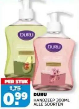 Sahan Supermarkten Duru Handzeep aanbieding