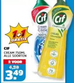 Sahan Supermarkten Cif Cream aanbieding