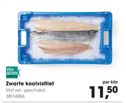 HANOS Zwarte koolvisfilet aanbieding