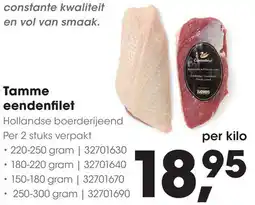 HANOS Tamme eendenfilet aanbieding