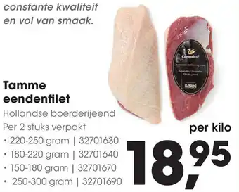 HANOS Tamme eendenfilet aanbieding