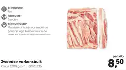 HANOS Zweedse varkensbuik aanbieding