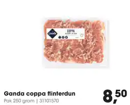 HANOS Ganda coppa flinterdun aanbieding