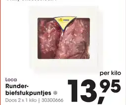 HANOS Runder- biefstukpuntjes aanbieding