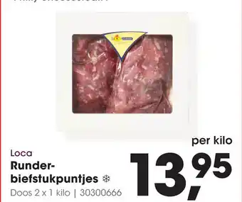 HANOS Runder- biefstukpuntjes aanbieding