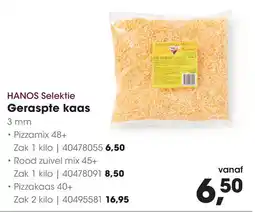 HANOS Geraspte kaas 3 mm aanbieding