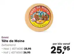 HANOS Tête de Moine Zwitserland aanbieding