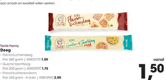 HANOS Tante Fanny Deeg Flammkuchenbodems aanbieding