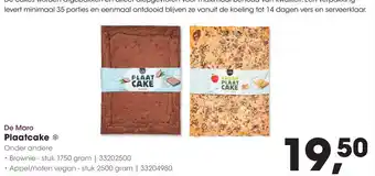 HANOS Plaatcake Onder andere aanbieding
