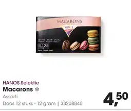HANOS Macarons Assorti aanbieding