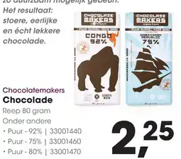 HANOS Chocolatemakers chocolade aanbieding