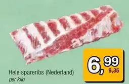 Amazing Oriëntal Hele spareribs (Nederland) per kilo aanbieding
