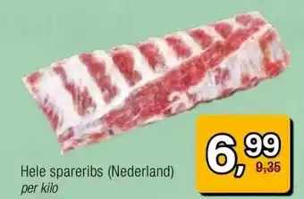 Amazing Oriëntal Hele spareribs (Nederland) per kilo aanbieding