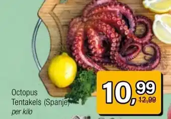 Amazing Oriëntal Octopus Tentakels (Spanje) per kilo aanbieding