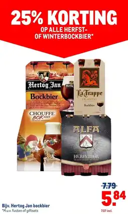 Makro ALLE HERFST- OF WINTERBOCKBIER aanbieding