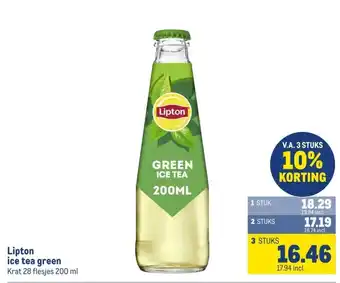 Makro Lipton ice tea green aanbieding