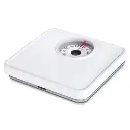 Bol.com Soehnle personenweegschaal analoog Tempo - wit - tot 130 kg - incl. batterijen aanbieding