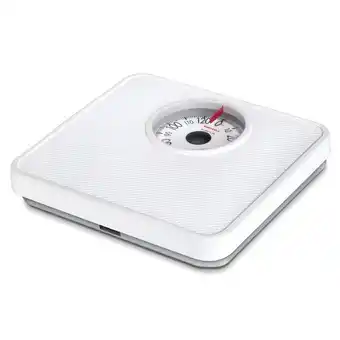 Bol.com Soehnle personenweegschaal analoog Tempo - wit - tot 130 kg - incl. batterijen aanbieding