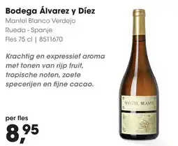 HANOS Bodega Álvarez y Díez aanbieding