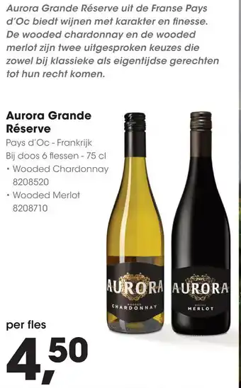 HANOS Aurora Grande Réserve aanbieding