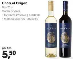 HANOS Finca el Origen aanbieding