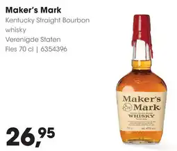 HANOS Maker's Mark aanbieding