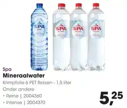 HANOS Spa Mineraalwater aanbieding