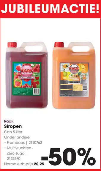 HANOS Raak Siropen aanbieding