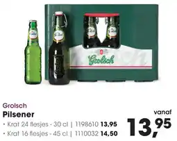 HANOS Grolsch Pilsener aanbieding