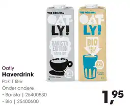 HANOS Oatly Haverdrink aanbieding