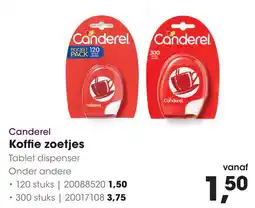 HANOS Canderel Koffie zoetjes aanbieding