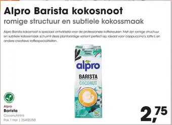 HANOS Alpro Barista aanbieding