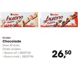 HANOS Kinder Chocolade aanbieding