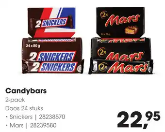 HANOS Candybars aanbieding