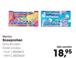 HANOS Mentos Snoeprollen aanbieding