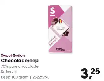 HANOS Sweet Switch Chocoladereep aanbieding