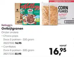 HANOS Kellogg's Ontbijtgranen aanbieding