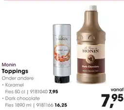 HANOS Monin Toppings aanbieding