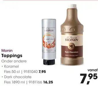 HANOS Monin Toppings aanbieding