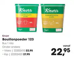HANOS Knorr Bouillonpoeder 123 aanbieding
